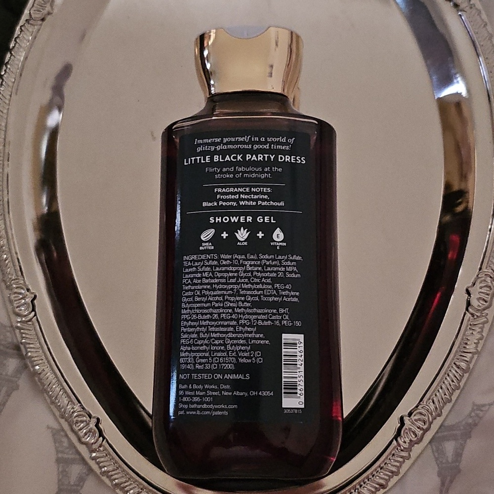 New Bath & Body Works Little Black Party Dress Shower Gel - Picture 2 of 2